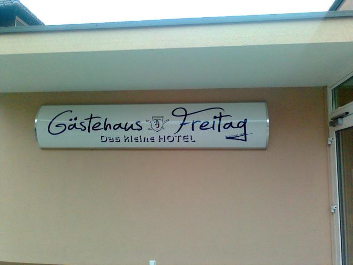 gastehaus freitag das kleine hotel