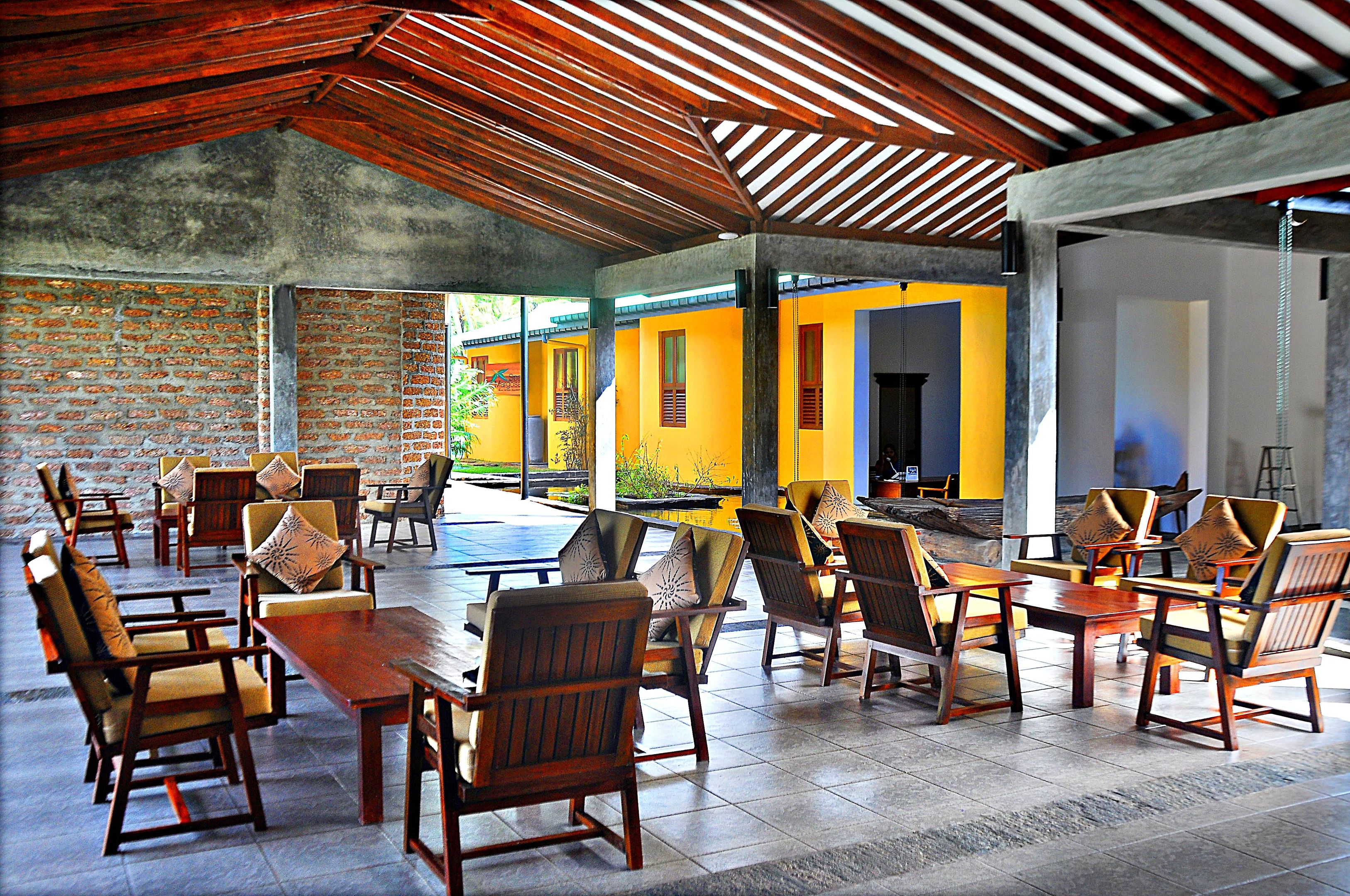 the beach cabanas