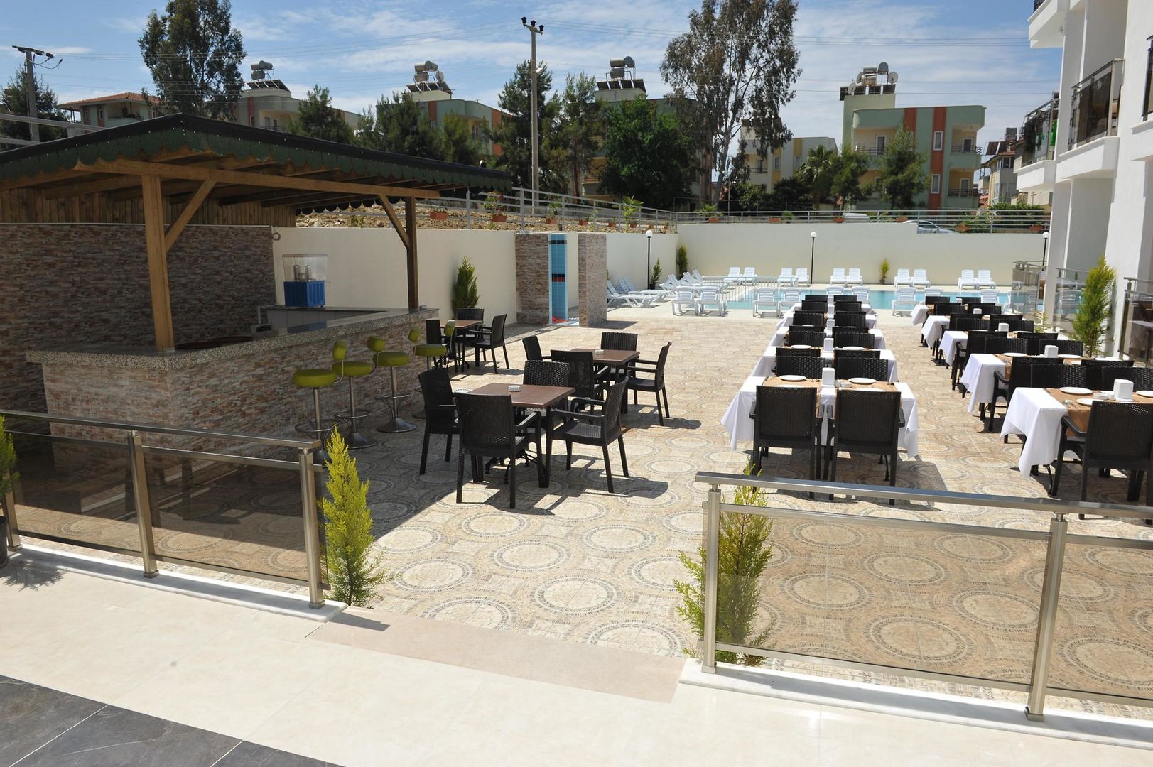a hotel side