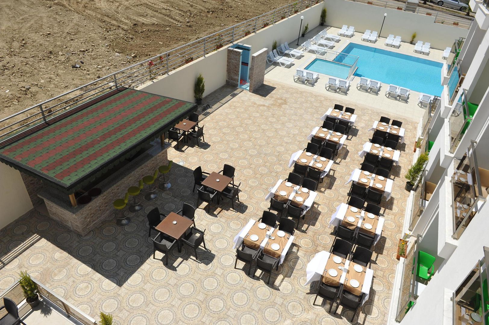 a hotel side
