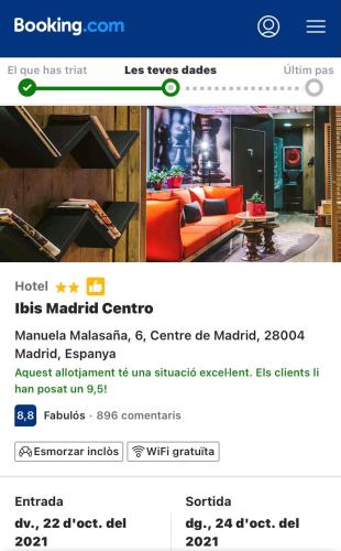 Ibis Styles Madrid Maravillas,Las Rozas De Madrid>>Chamberi,2 star
