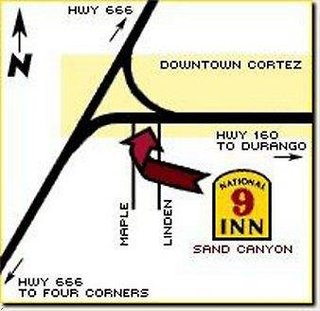 National 9 Inn Sand Canyon,United States Of America>>Cortez,2 star