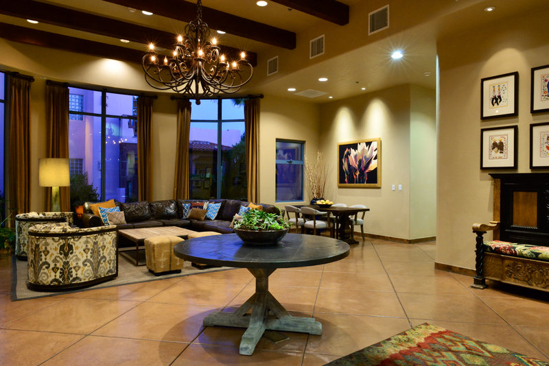 lodge on the desert