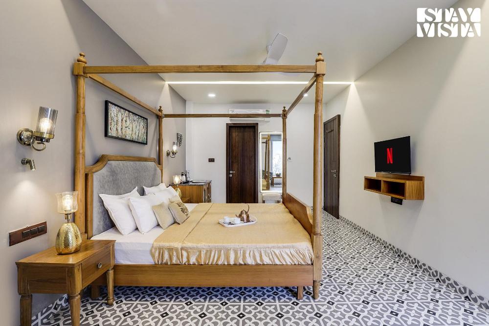 stayvistas pandav greens eco stay with bonfire