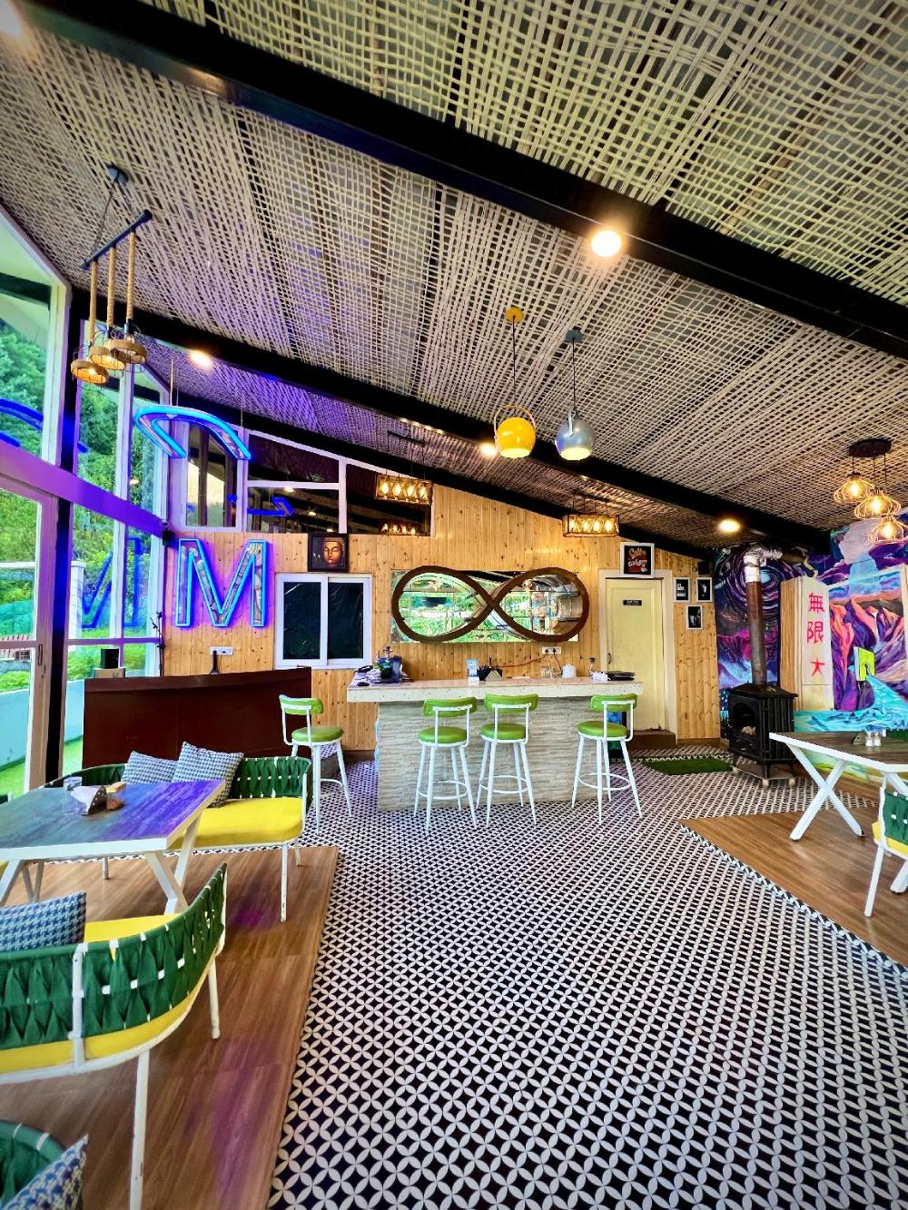 glass cabins and cafe by urban monk