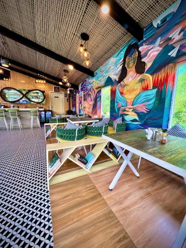 glass cabins and cafe by urban monk