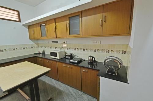 white house villa close to rock beach