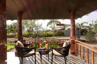 crimson bricks and woods resort cottages karjat