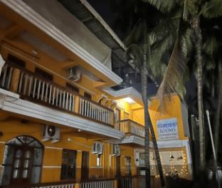 aura rooms and swimming pool calangute