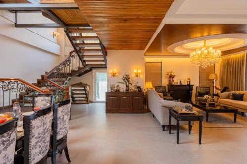 elivaas prive the royce daisy ultra luxe 4 bhk villa with pvt heated pool jacuzzi steam room and hill views