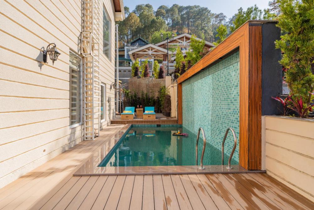 elivaas prive the royce daisy ultra luxe 4 bhk villa with pvt heated pool jacuzzi steam room and hill views