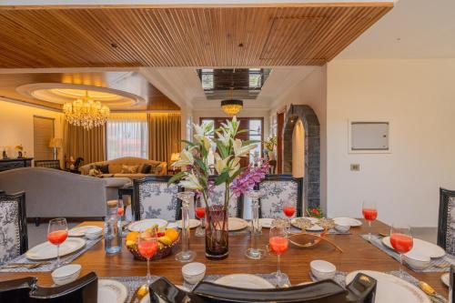 elivaas prive the royce daisy ultra luxe 4 bhk villa with pvt heated pool jacuzzi steam room and hill views