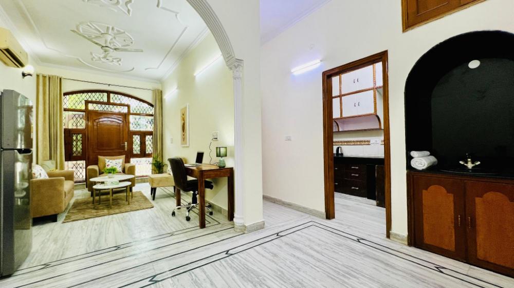 bluo modern 2bhk rohini parking balcony