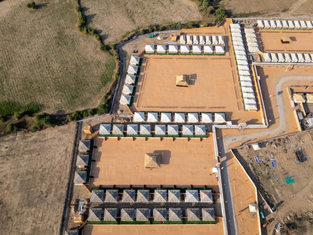 white rann the tent city