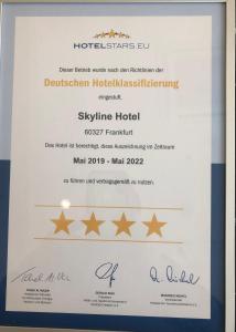 Skyline Hotel,Gallus>>Frankfurt,4 star