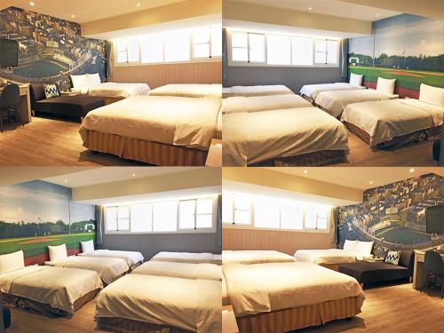 la hotel baseball theme hall