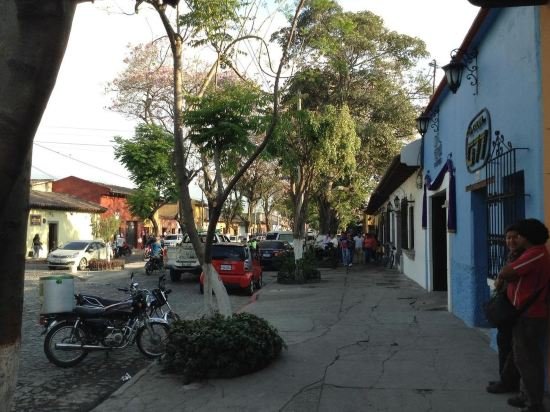 un hotel en la antigua