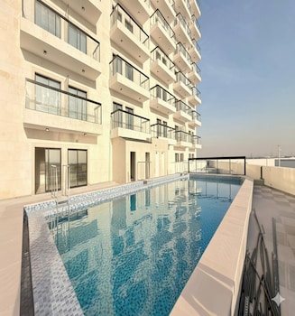 luxury apartment with pool gym