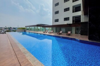 restful studio at anwa residence bintaro apartment