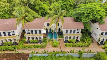 bellavie 3 bhk villa with private pool and tv lounge area in a gated complex