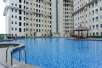 simple grey 1br at vittoria residence apartment