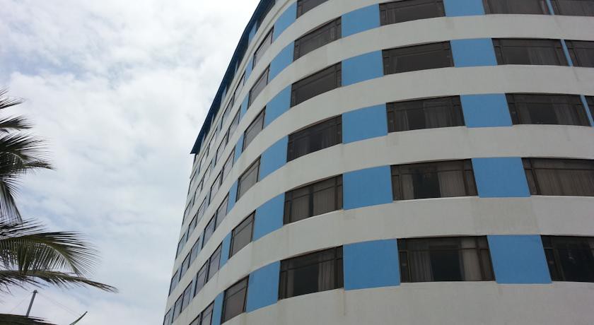 hotel on vacation blue tone
