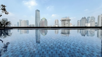 chic and comfortable studio at apartment ciputra world 2