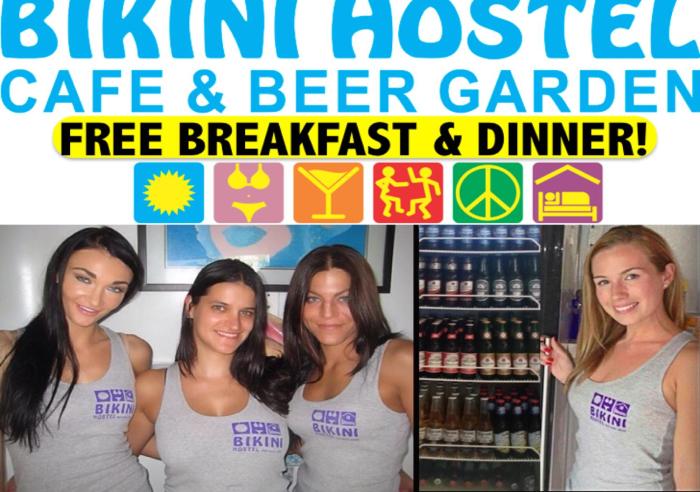 bikini hostel cafe and beer garden