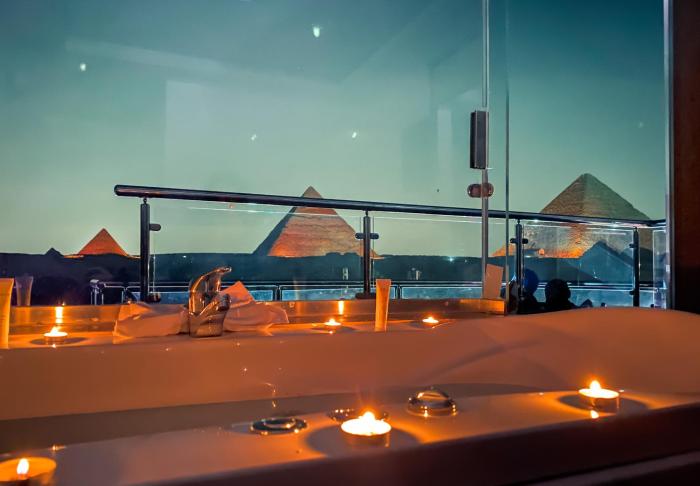 best view pyramids hotel