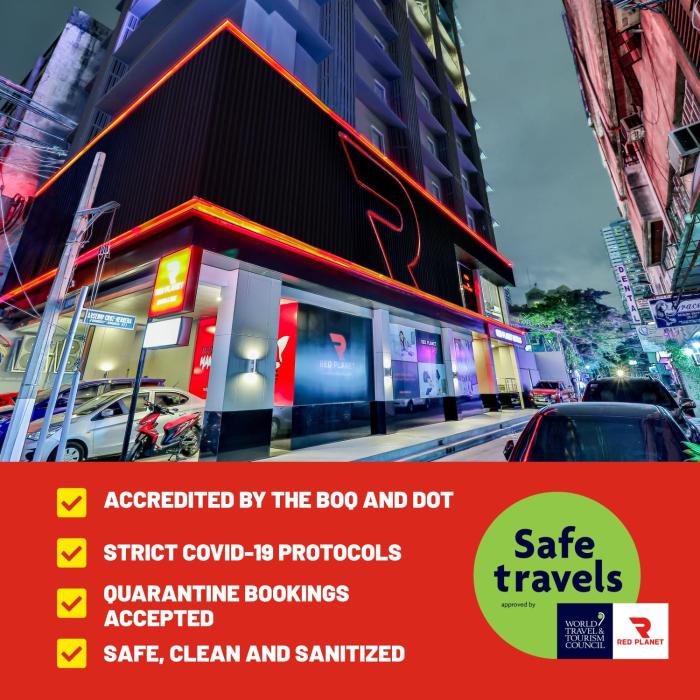 Red Planet Manila Bay,Ermita>>Antipolo,3 star