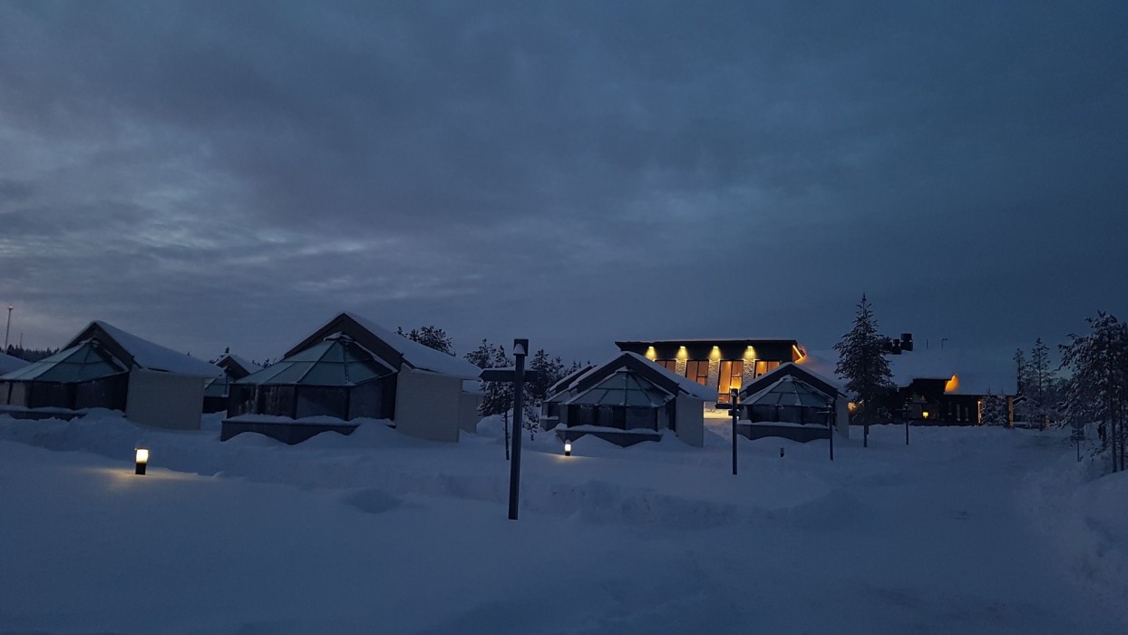 santas igloos arctic circle