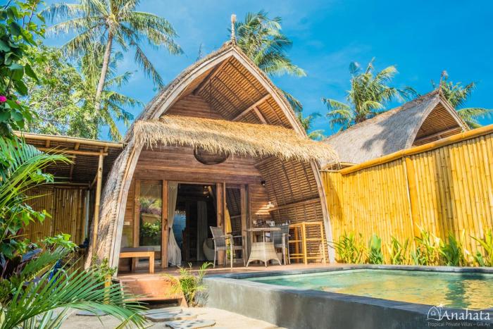 anahata tropical private villas gili air