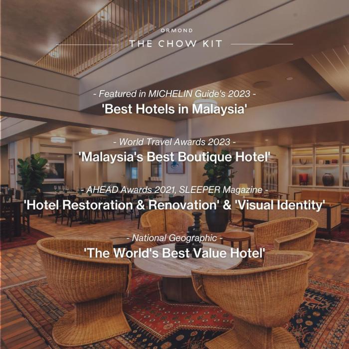 The Chow Kit - An Ormond Hotel,1012 Jalan Sultan Ismail,4 star