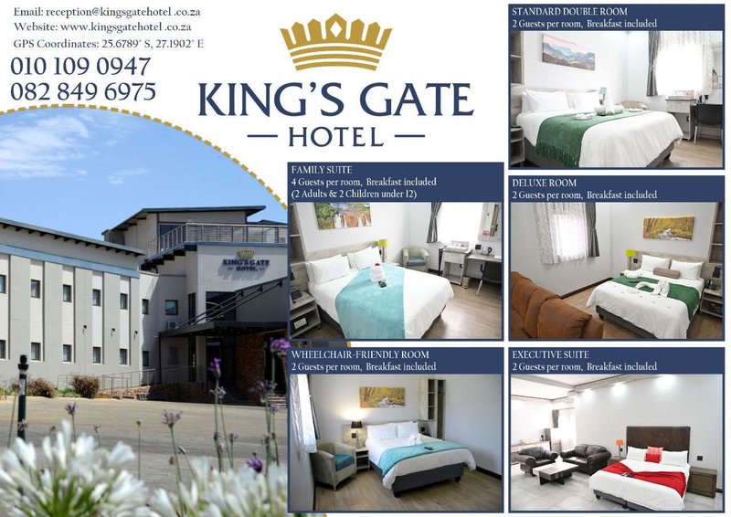 King's Gate Hotel Rustenburg,Rustenburg>>Bojanala,3.5 star