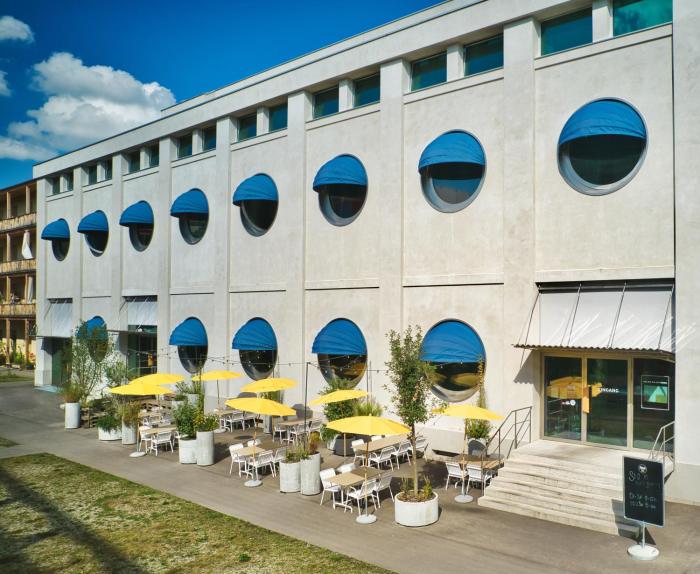 silo design and boutique hostel