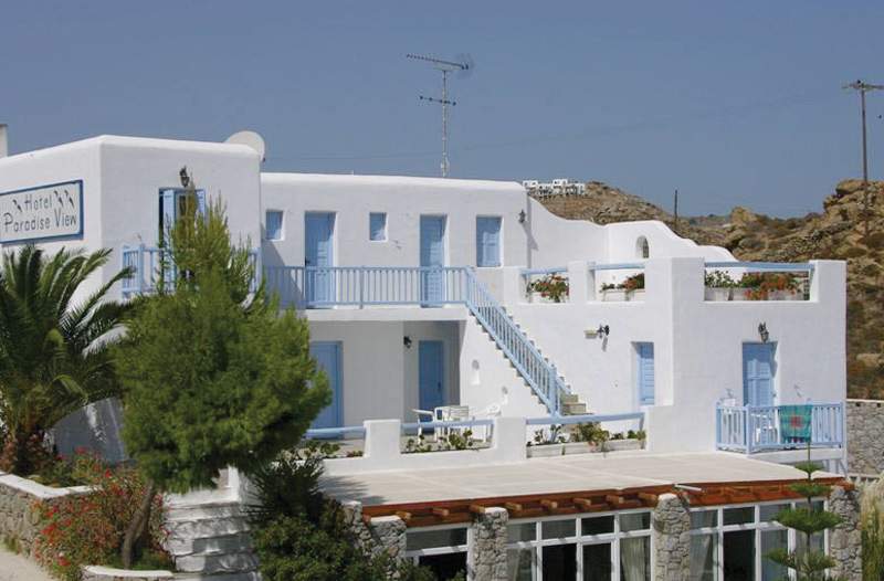 Paradise View Hotel,Mykonos Town>>Mykonos,3 star