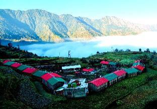 bamboo junction resort kanatal valley and mountain view