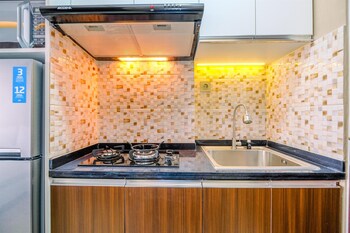 comfortable and modern studio transpark cibubur apartment