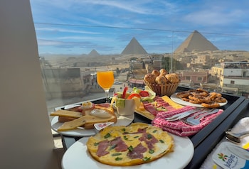 sky pyramids view