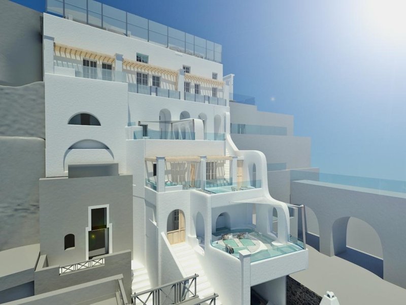 Nefeles Luxury Suites,Fira>>Episkopi Gonias,4 star