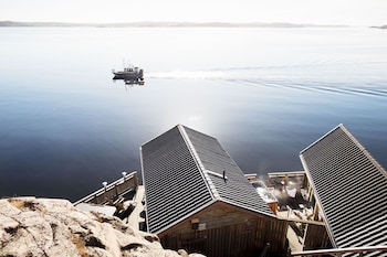 strandflickornas husen vid havet