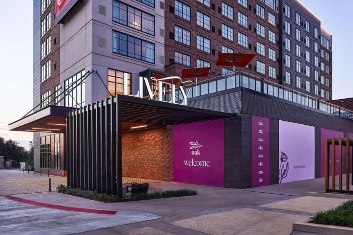 lively hotel on oak oklahoma city tapestry by hilton