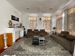 serene villa with beautiful view of glaciers